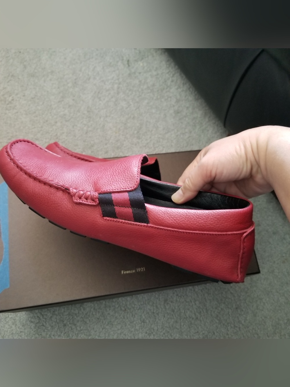 Gucci Leather Driving Shoes